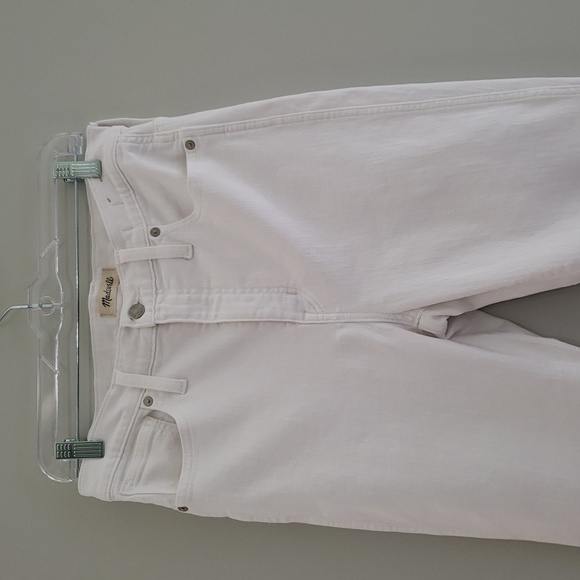 Madewell 10" High-Rise Skinny Jeans Women 31 White Stretchy Classic Minimalist - Picture 2 of 15